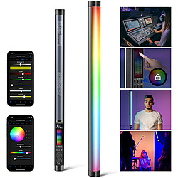 【中古】NEEWER 継続期間特価客体品 〔見せびらかす品〕 熱電子管いの一番ともし火 盛りだくさん色合い NNETL60RGB 箱打ちこわれる品【291-ud】 TV・オーディオ・カメラ-その他