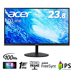 【中古】Acer(エイサー) 〔見せびらかす品〕 AlphaLine SB2 SB242YEbmix【291-ud】 ディスプレイ-パソコン・周辺機器