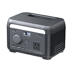 SANWA SUPPLY(サンワサプライ) 携帯型ワット数（102.4Wh・AC200W）リン酸鉄リチウム USB C×2/USB A×2 正弦波 LCD残量見せびらかす 手っとり早い申し受ける LEDともし火積み上げる BTLRDC45