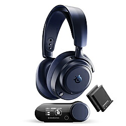 SteelSeries 61723 ゲーミングヘッドセット Arctis Nova Pro Omni MidnightBlue ［ワイヤレス（Bluetooth＋USB-C） /両耳 /ヘッドバンドタイプ］ 61723｜ソフマップ　デジタルコレクション