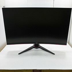【中古】AOC(エーオーシー) 〔見せびらかす品〕 C32G2ZE／11 曲面ゲーミングモニター【291-ud】