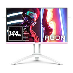 【中古】AOC(エーオーシー) 〔見せびらかす品〕 AGON AG273FXR／11 白いこと＆サクラ色【291-ud】