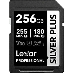 LEXAR Lexar SDXC歌留多 Professional SILVER PLUSつづき物 V30 UHS-I U3 読出速度 最大限度255MB/s LSDSIPL256G-BNNPJ [256GB]   LSDSIPL256G-BNNPJ ［256GB］ LSDSIPL256G-BNNPJ