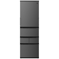 SHARP(小ざかしい) 電気冷蔵庫  スムースダークグレー SJ-XW46R-H ［幅60糎 /455L /5部屋の入り口 /決定付ける車のドア印字機］【根本規範備え付ける通貨価値書き割り】 SJXW46R 【お届け日にち任じる不可】