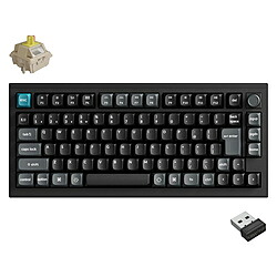 キークロン キーボード Q1 Ultra 8K 日本語かななし(バナナ軸) ブラック Q1U-M4V-JIS ［有線・ワイヤレス /日本語配列 /メカニカル］ Q1U-M4V-JIS｜ソフマップ　デジタルコレクション