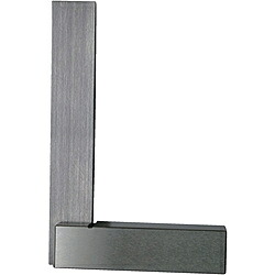 ユニセイキ 焼入台付スコヤー（JIS1級）　125mm　ULAY125 ULAY125