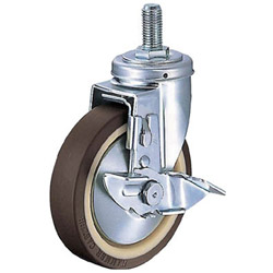 ハンマーキャスターセールス Sシリーズねじ込み自在SP付ウレタンB車150mm　413SAUB150BAR01 413SAUB150BAR01
