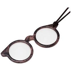 楽天市場】ペンダント型ルーペ ミニメガネシリーズ PRT13-4 メロー