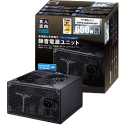 KuroutoShikou(玄人志向) KRPW-AK650W/88+ (650W/80PLUS Silver) KRPWAK650W88+