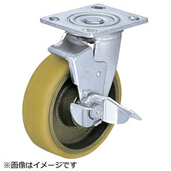 ハンマーキャスターセールス 槌骨 Ｓつづき物５００印字機自在ＳＰ付ウレタンＢ車１００粍   519BPS-CU100-BAR01 519BPSCU100BAR01 その他-花・ガーデン・DIY-ガーデニング機器