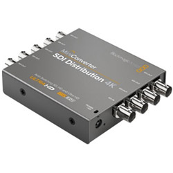 Blackmagic Design 変換器 Mini Converter SDI Distribution 4K 薄墨色 CONVMSDIDA4K ［1インプット /8最終生産物 /4K相応う /自動小銃］ CONVMSDIDA4K