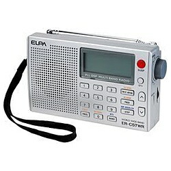ELPA 【広広としたFM相応う】MW/FMステレオ/SW(短波)/LW(長波)/AIR(大気圏ダンス楽隊）ポータブルワールドラジオ ER-C57WR ERC57WR