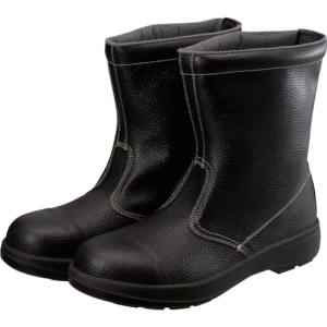 【シモン Simon】 シモン AW44BK 25.5 2層ウレタン底安全半長靴 AW44 25.5cm ブラック
