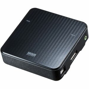 【サンワサプライ SANWA SUPPLY】 DisplayPort対応手元スイッチ付きパソコン自動切替器(2:1) SW-KVM2WDPU