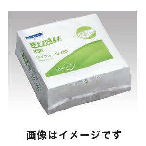【日本製紙クレシア】 クレシア 60550 ワイプオールX50 4つ折りタイプ 50枚×18袋入