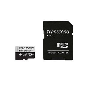 【トランセンド Transcend】microSDXC 64GB TS64GUSD350V64GB microSD w/ adapter U1 High Endurance|あきばお~支店