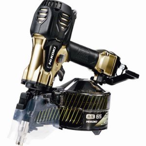 【ハイコーキ HiKOKI】 ハイコーキ NV65HR2-S 高圧ロール釘打機65mmハイゴールド パワー切替機構付