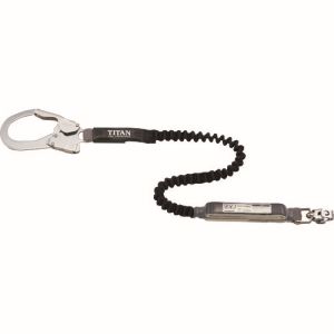 【サンコー SANKO】 タイタン HL-EB-130 EXJ伸縮ストラップ式 タイプ1ランヤード ブラック シングル 墜落制止用器具 サンコー 12,217円