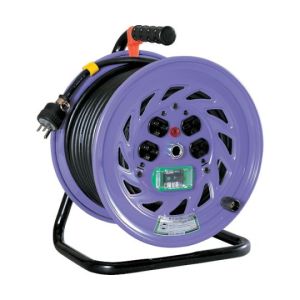 【日動工業 NICHIDO】 日動工業 NF-EB230-15A NF-EB230 電工ドラム 単相200Vドラム アース付 漏電しゃ断器付 30m