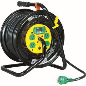 送料無料!!日動工業 Z-EB34 電工ドラム マジックリール 100V 3芯 30m アース漏電しゃ断器付