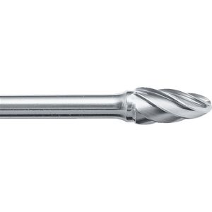 【スーパーツール SUPERTOOL】 スーパーツール SB3C05SA スーパー超硬バー アルミカット ロー付タイプ シャンク径6mm 砲弾型 刃径 19.0