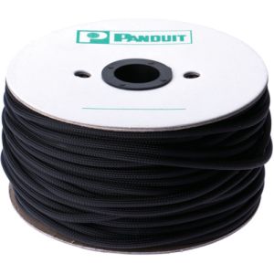 【パンドウイット PANDUIT】 パンドウイット SE25PSC-TR0 スーパーネットチューブ ほつれ防止タイプ 黒 外径6.4mm 60.96m