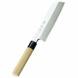 【江部松商事 EBM】 EBM 兼松作 日本鋼 鎌型薄刃庖丁 18cm 江部松商事
