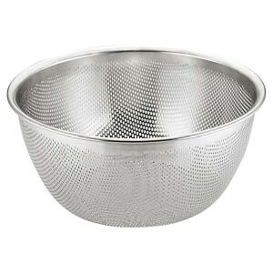 【三宝産業 YUKIWA】UK HACCP対応 パンチング 深型ざる 35cm ユキワ 三宝産業 YUKIWA|あきばお~支店