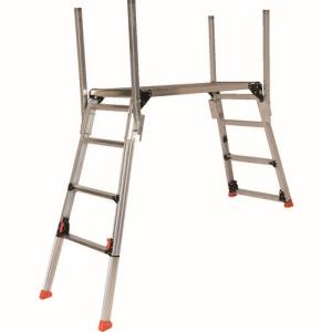 送料無料！！ 【トラスコ TRUSCO】 トラスコ TDWG910-TE 手掛り棒付足場台脚部伸縮タイプ 高さ0.87～1.18m TRUSCO メーカー直送 代引不可 沖縄離島不可【smtb-u】