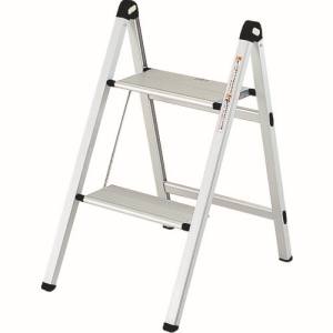 【トラスコ TRUSCO】 トラスコ TAU-2UF 薄型幅広踏台 片側昇降タイプ 2段 高さ520mm TRUSCO メーカー直送 代引不可 沖縄 離島不可