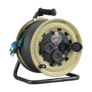 【ハタヤリミテッド HATAYA】 ハタヤ BX-501K 屋外用 サンタイガーレインボーリール 単相100V 50m アース ブレーカー付 メーカー直送 代引不可 沖縄 離島不可