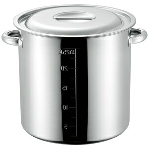 送料無料!!【赤川器物製作所】AG 18-8 ステンレス 目盛付 寸胴鍋 51cm 104.0L 手付 赤川器物【smtb-u】|あきばお~支店