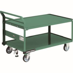 送料無料！！【トラスコ TRUSCO】トラスコ PH-12RSS 鋼鉄製運搬車 1200X750 片袖2段型 ハンドル側自在タイプ プレス車 LS付 TRUSCO メーカー直送 代引不可 北海道 沖縄 離島不可【smtb-u】｜あきばお～支店