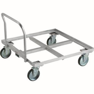 送料無料！！ 【トラスコ TRUSCO】 トラスコ PLK-10-1111H パレット台車 1トン用 1100x1100 ハンドル付 TRUSCO メーカー直送 代引不可 北海道 沖縄 離島不可【smtb-u】