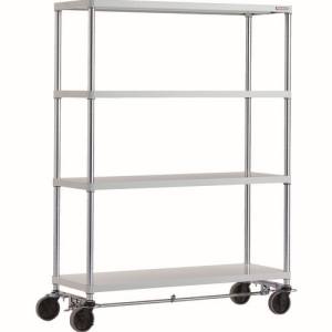 送料無料！！ 【トラスコ TRUSCO】 トラスコ PER-5444-U125-B4-W フェニックスラック 1200X450 4段 U車輪4輪S付 W色 抗菌粉体塗装 メーカー直送 代引不可 北海道 沖縄 離島不可【smtb-u】