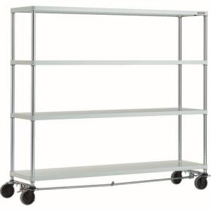 送料無料!! 【トラスコ TRUSCO】 トラスコ PER-5644-U125-B4-W フェニックスラック 1800X450 4段 U車輪4輪S付 W色 抗菌粉体塗装 メーカー直送 代引不可 北海道 沖縄 離島不可【smtb-u】