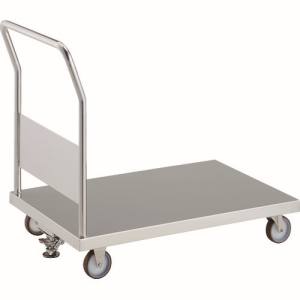 送料無料！！ 【トラスコ TRUSCO】 トラスコ KAS-2-100NU-S 抗菌ステンレス天板台車 900X600 φ100NU ストッパ付 TRUSCO メーカー直送 代引不可 北海道 沖縄 離島不可【smtb-u】