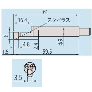 【ミツトヨ Mitutoyo】 ミツトヨ 178-390 標準検出器 4mN