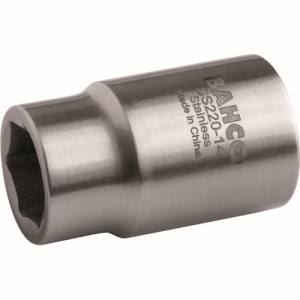 【バーコ BAHCO】 バーコ SS220-22 ステンレス製6角ソケット 差込角1/2インチ、サイズ22mm BAHCO