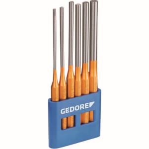 【ゲドレー GEDORE】 GEDORE ピンポンチセット ロング 119L 6本組 8866290