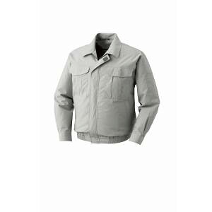 【空調服】 空調服 KU90550-C06-S6 綿薄手ワークウエアのみ シルバー 4L