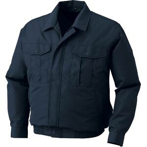 【空調服】 空調服 KU90540-C14-S4 ポリエステル製ワーク空調服 ウェアのみ ダークブルー LL