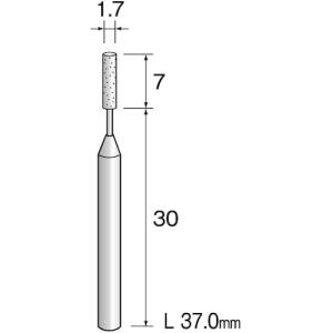 【ミニター ミニモ Minimo】 ミニター ミニモ JA3104 精密砥石 WA砥粒320 φ1.7 5本入