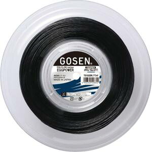 【ゴーセン GOSEN】ゴーセン エッグパワー 16 200m ロール ブラック TS1002BK GOSEN|あきばお~支店