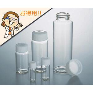 【アズワン AS ONE】 アズワン 9-852-10 ラボランスクリュー管瓶 110mL 50+5本入