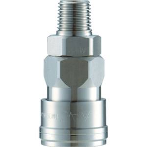 【長堀工業 ナック】 ナック CAL48SM3 クイックカップリング AL40型 ステンレス製 メネジ取付用