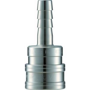 【長堀工業 ナック】 ナック CTL08SH3 クイックカップリング TL型 ステンレス製 ホース取付用 両路開放型