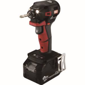 【マックス MAX】 マックス PJ-ID153R-B2C/1850A 充電式ブラシレスインパクトドライバ18Vセット赤