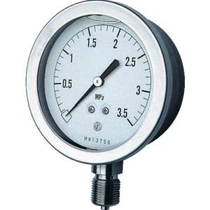 【長野計器】 長野計器 GV51-133-1.0MP グリセン入圧力計 A枠立型 Φ75 最小目盛0.050