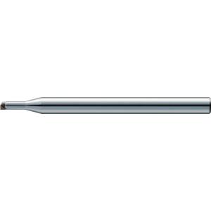 【ユニオンツール UNION TOOL】 ユニオンツール CBN-RSF1020-002040 1枚刃超仕上げ加工用ロングネックラジアス 外径2×コーナー半径R0.02×有効長4×刃長1.2×全長50